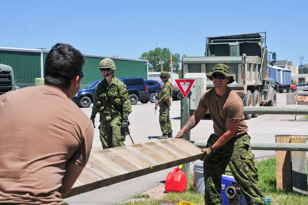 Canadian Army Colonel Visit