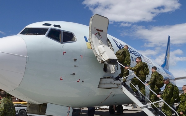 TF 41 Departs Calgary