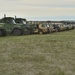 Vehicle Park at COP CUSTER