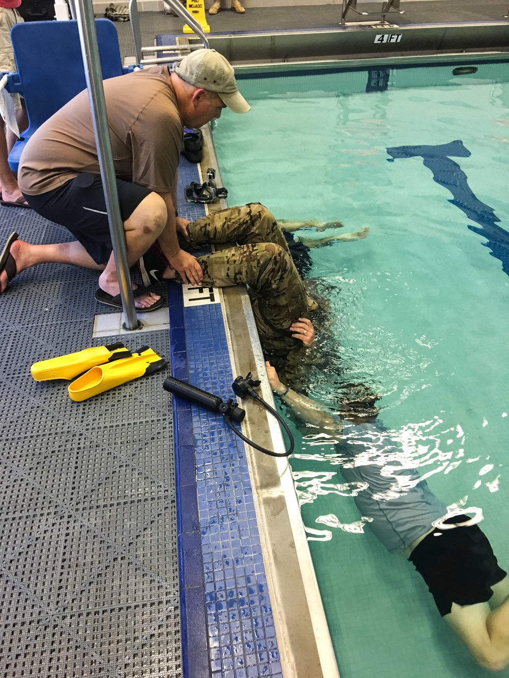 77th TAB trains water survival at Fort Hood