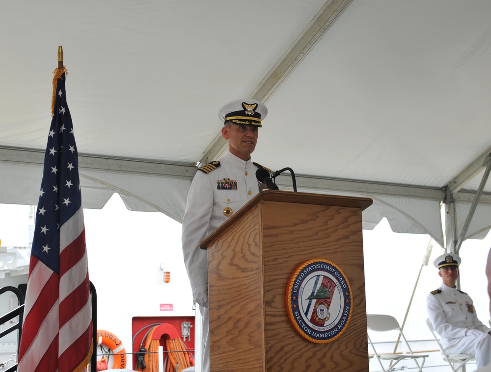 Coast Guard Sector Hampton Roads Change of Command