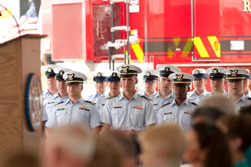 Coast Guard Sector Hampton Roads Change of Command