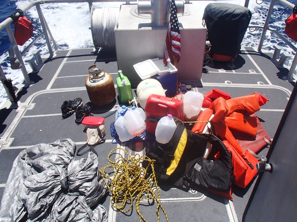 Missing family at sea