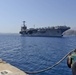 Aircraft carrier USS Harry S. Truman (CVN 75) transits off the coast of Souda, Greece