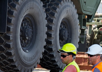 Equipment Arrives at the Port Of Constanta for Saber Guardian Exercise