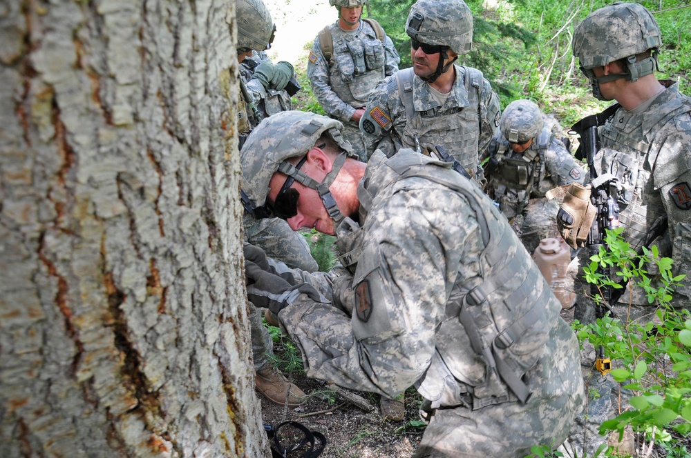 Utah Sappers Conduct Demolition Training in National Forest at Strawberry Reservoir