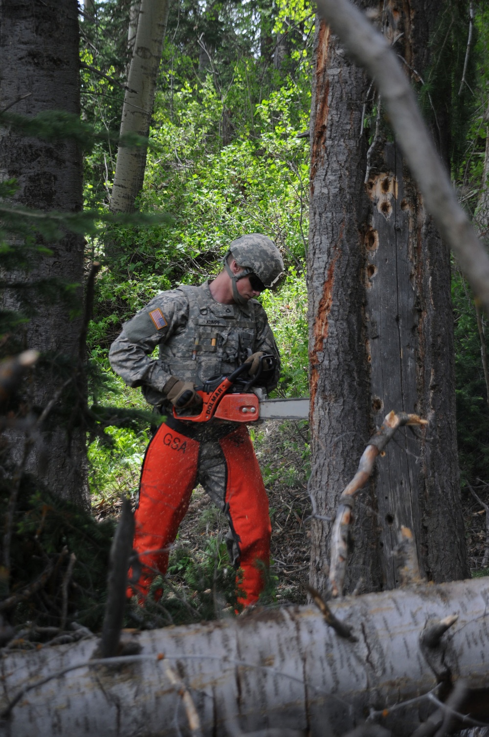 Utah Sappers Conduct Demolition Training in National Forest at Strawberry Reservoir