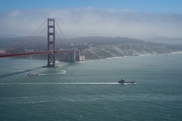 Army Reserve boat sails through Golden Gate
