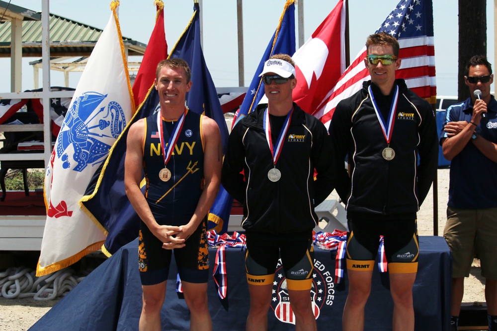 Men Medalists, 2016 Armed Forces Triathlon Championship