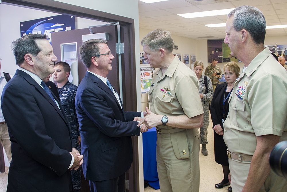 U.S. Secretary of Defense visits Naval Surface Warfare Center, Crane Division