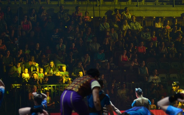 Military hosted at special circus show
