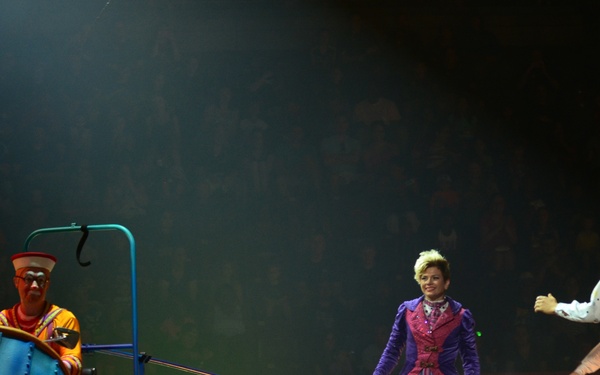 Military hosted at special circus show