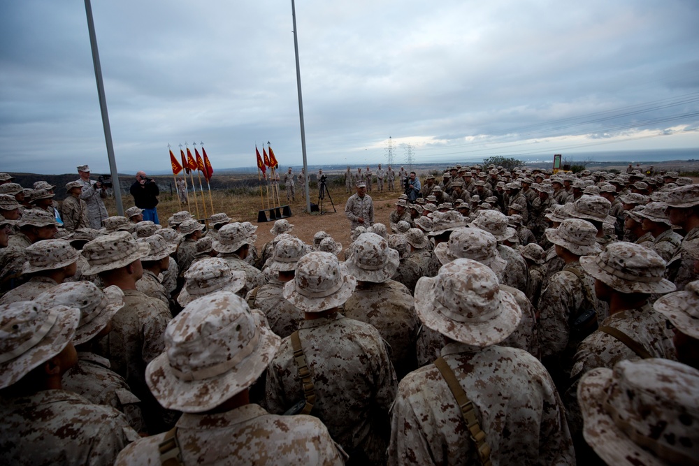 Eagle, Globe, and Anchor Ceremony