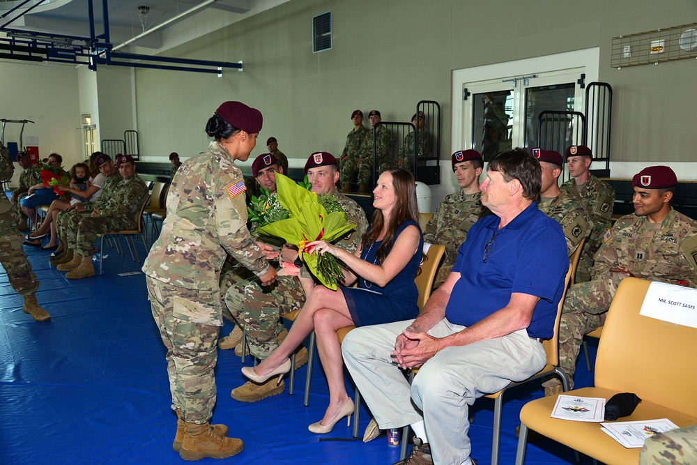 Change of Command Ceremony Charlie Company – 54th Brigade Engineer Battalion, 173rd Airborne Brigade