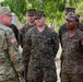 Brig. Gen. Moore visits with Marines of CA16