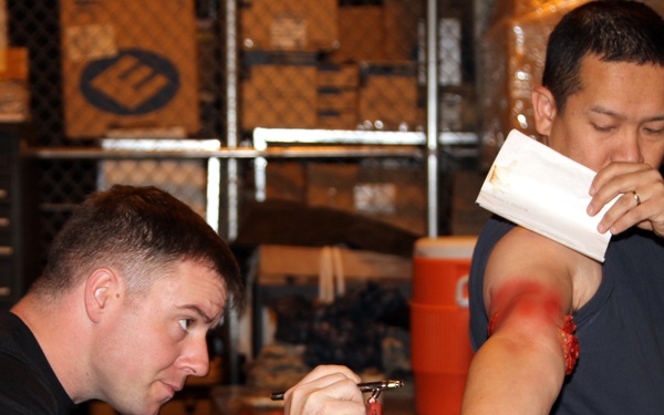 Army Reserve medics assist Navy with mass casualty exercise