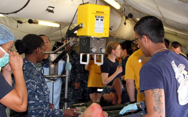Army Reserve medics assist Navy with mass casualty exercise