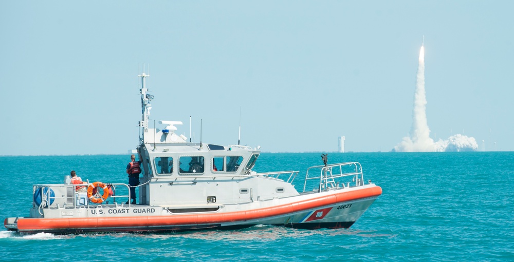 Coast Guard Station Port Canaveral, Florida enforces safety and security zone for rocket launch