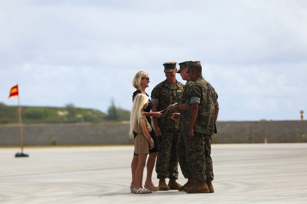 Passing of one commanding officer to another