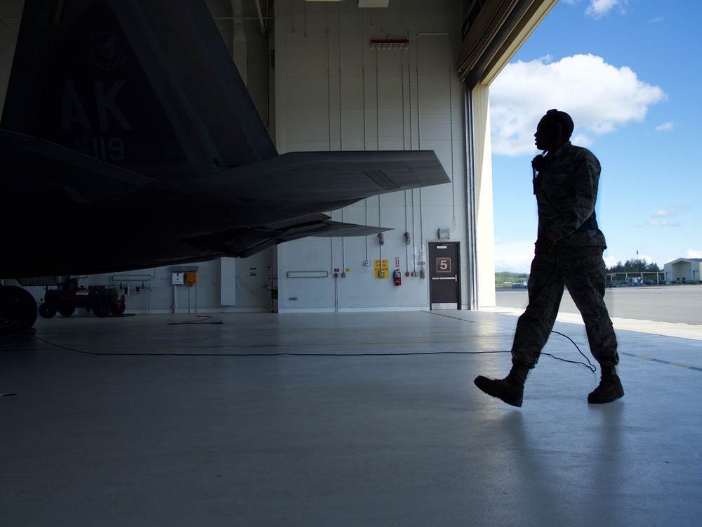 Colonel Corcoran flies last Alaska Raptor mission