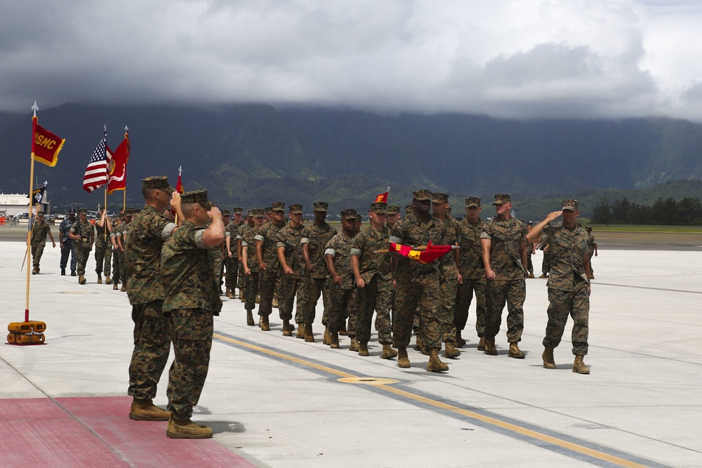 Passing of one commanding officer to another