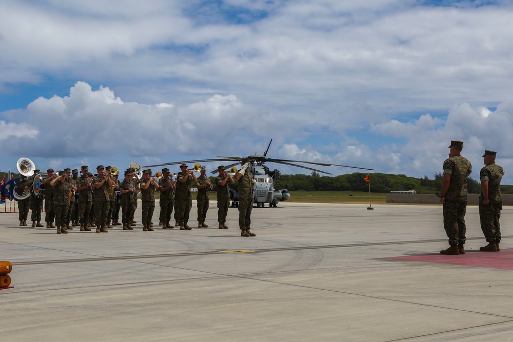 Passing of one commanding officer to another