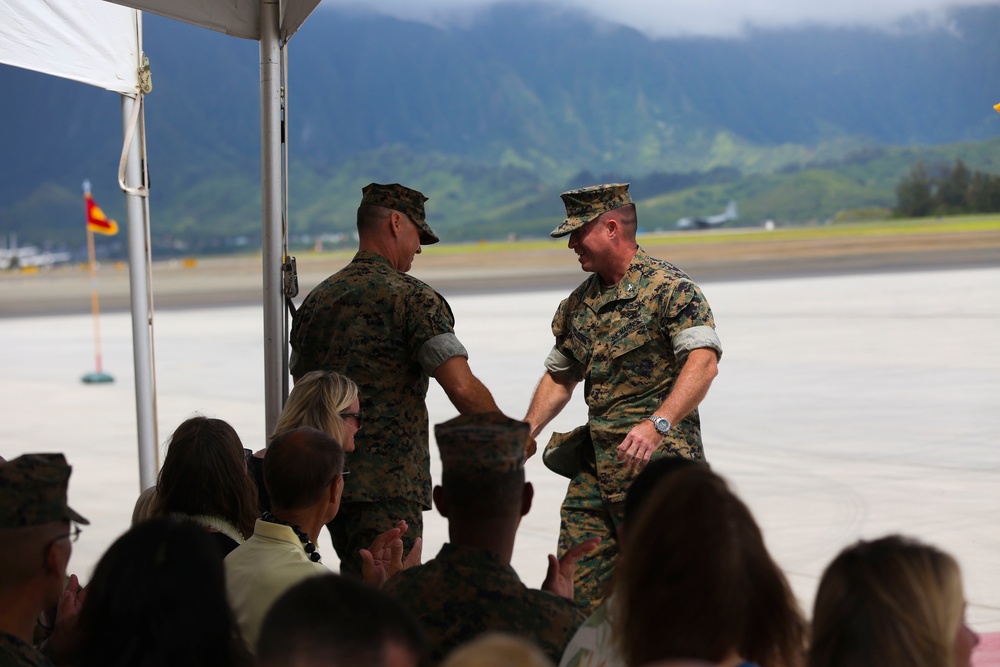 Passing of one commanding officer to another