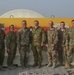 Anglican Bishop to the Australian Defense Force poses with US Army Chaplains