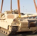 M1A2s arrive at the Port of Constanta