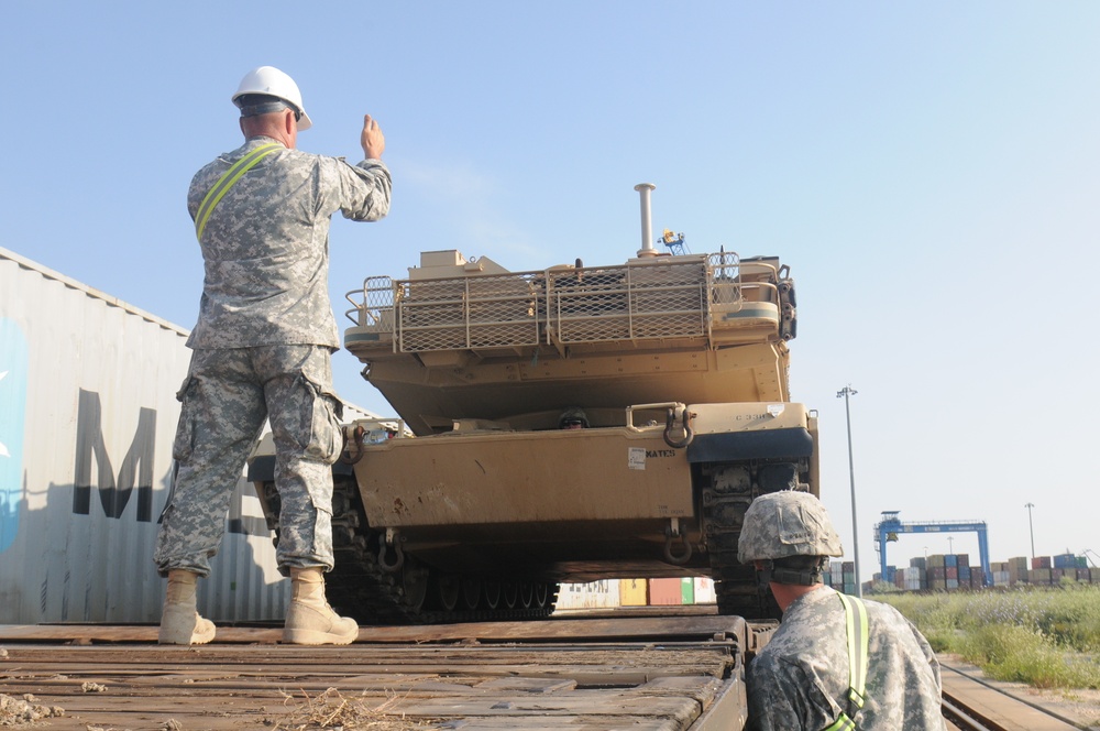 Vehicles roll into Romania for Saber Guardian