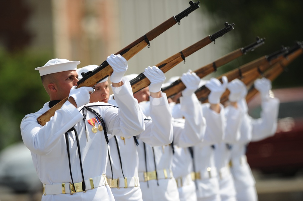 U.S. Navy's Ceremonial Guard Conducts Change of Command Ceremony at Joint Base Anacostia Bolling