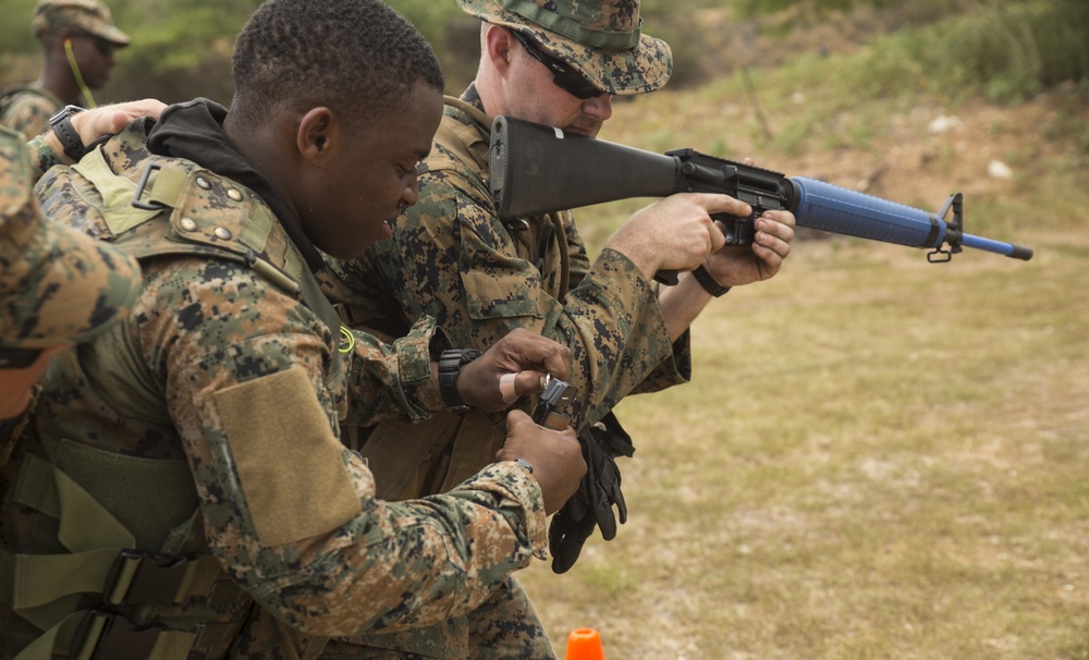 Exercise Tradewinds: Riot control training in Jamaica