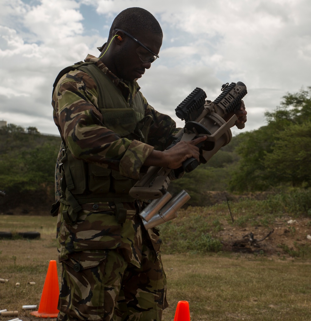 Exercise Tradewinds: Joint weapons training in Jamaica