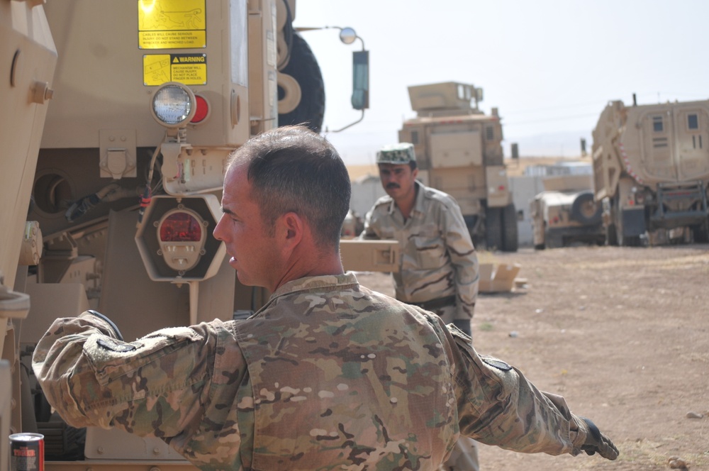 US, German soldiers conduct driver’s training with Peshmerga