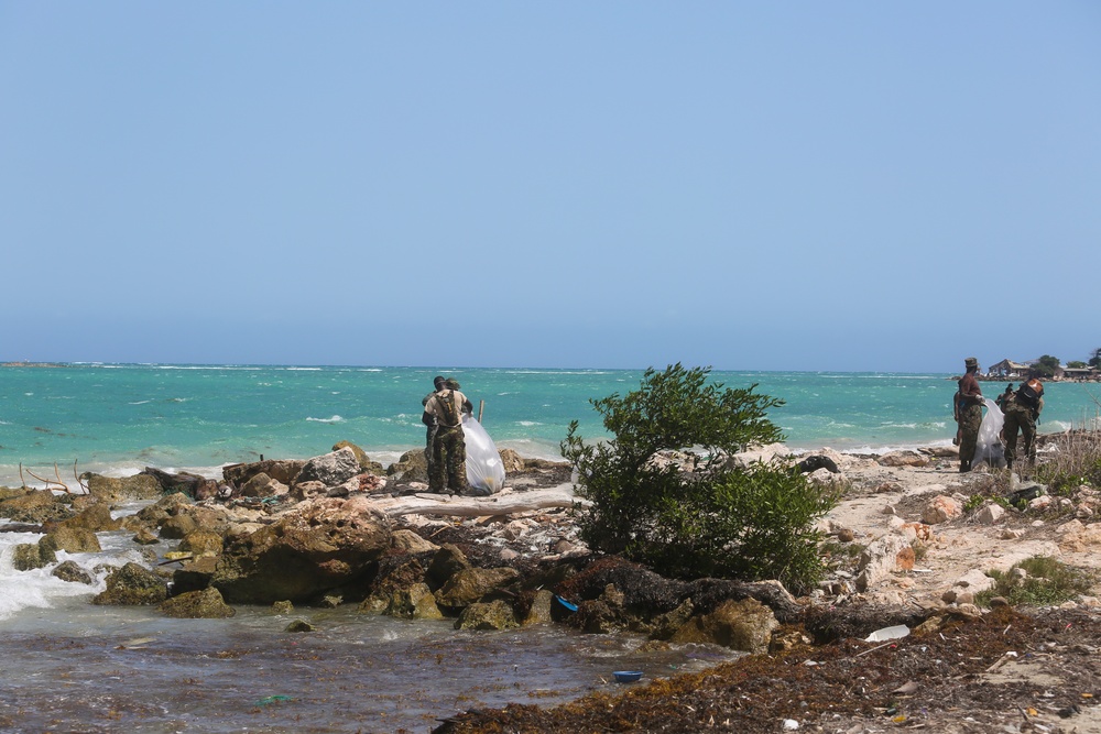 Jamaica, 17 partner nations get dirty for massive beach cleanup