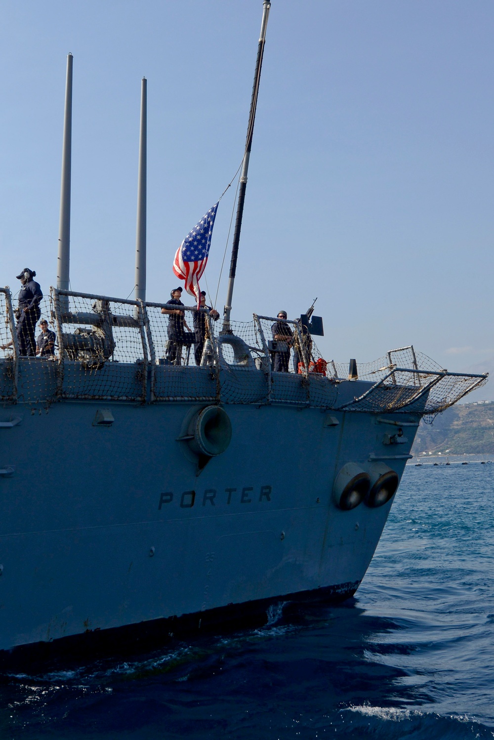 USS Porter (DDG 78) in Souda Bay, Greece