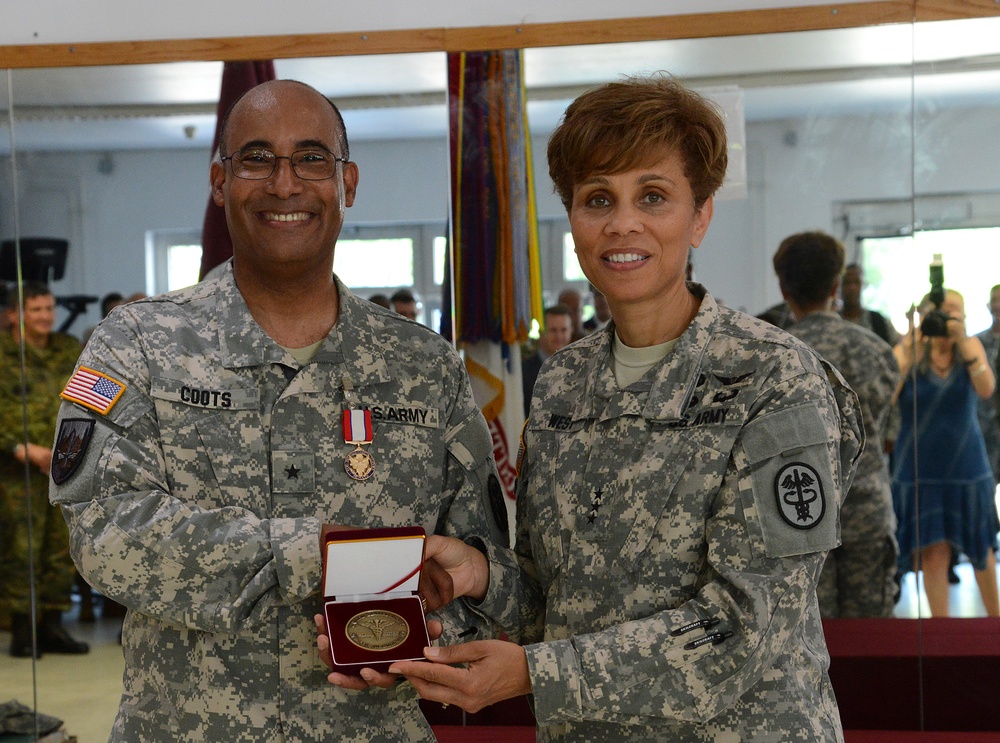 Regional Health Command Europe Change of Command