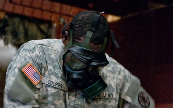 Military policeman competes to gain knowledge