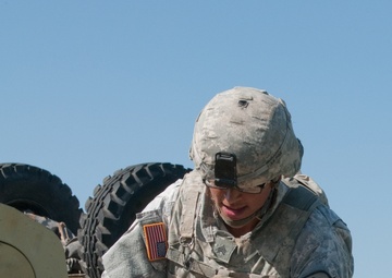 Military policeman competes to gain knowledge