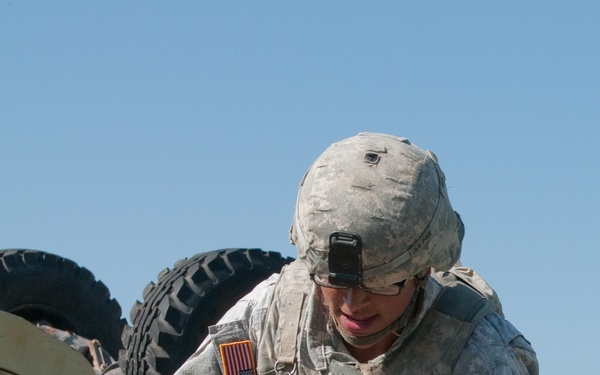 Military policeman competes to gain knowledge