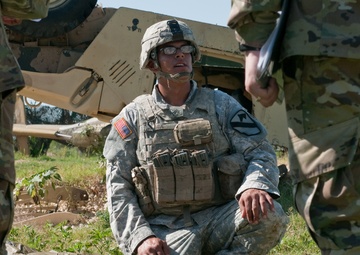 Military policeman competes to gain knowledge