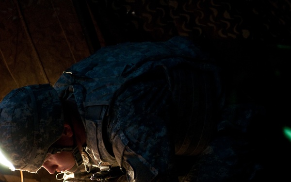 Military policeman competes to gain knowledge