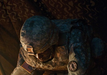 Military policeman competes to gain knowledge