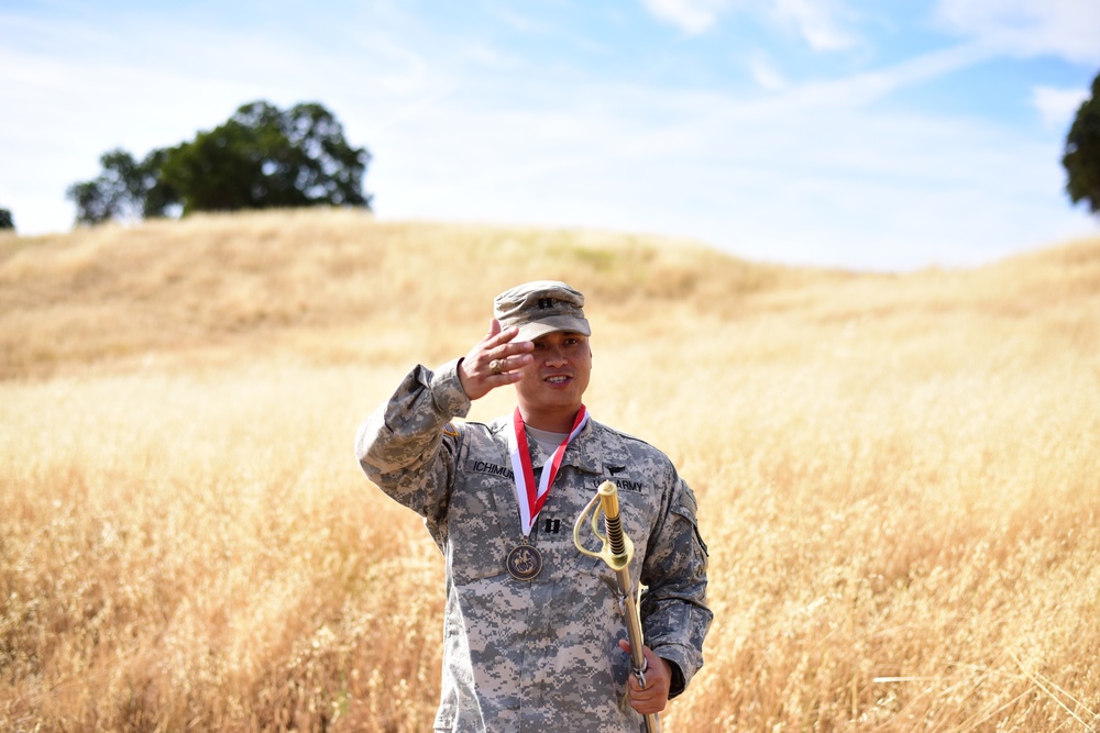 299th Cavalry Regiment inducts a fellow Soldier into Knighthood during XCTC 2016