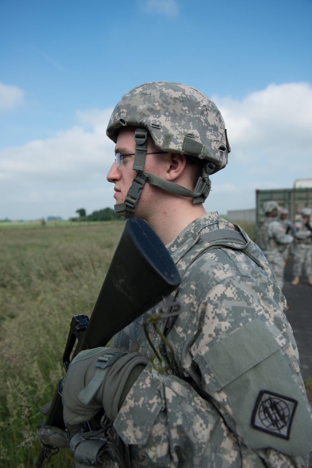 39th Signal Battalion Traffic Control Point training