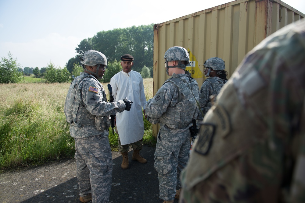39th Signal Battalion Traffic Control Point training