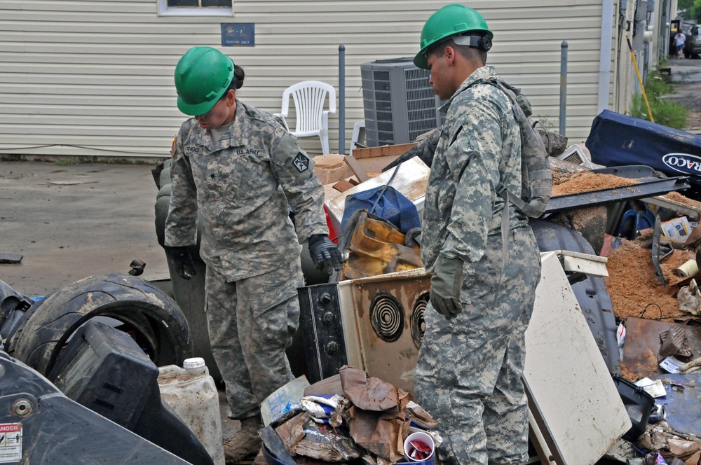 RIARNG Soldiers Assist in West Virginia Flood Clean-Up Efforts