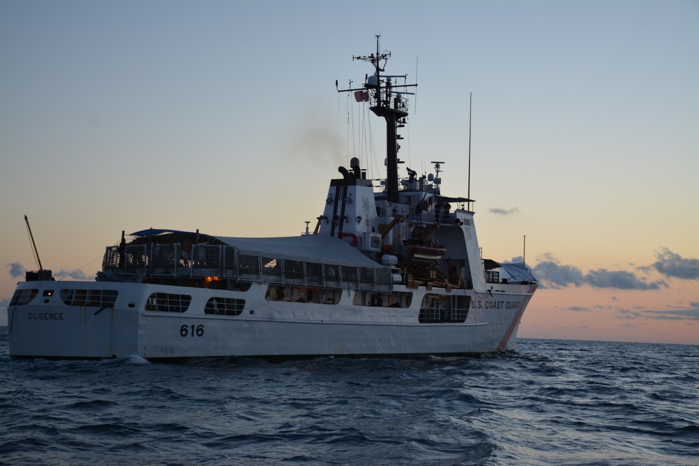 Coast Guard Cutter Diligence transits Florida Straights