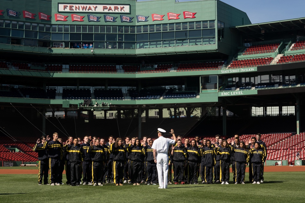 CNRC Oath of Enlistment at Fenway Park