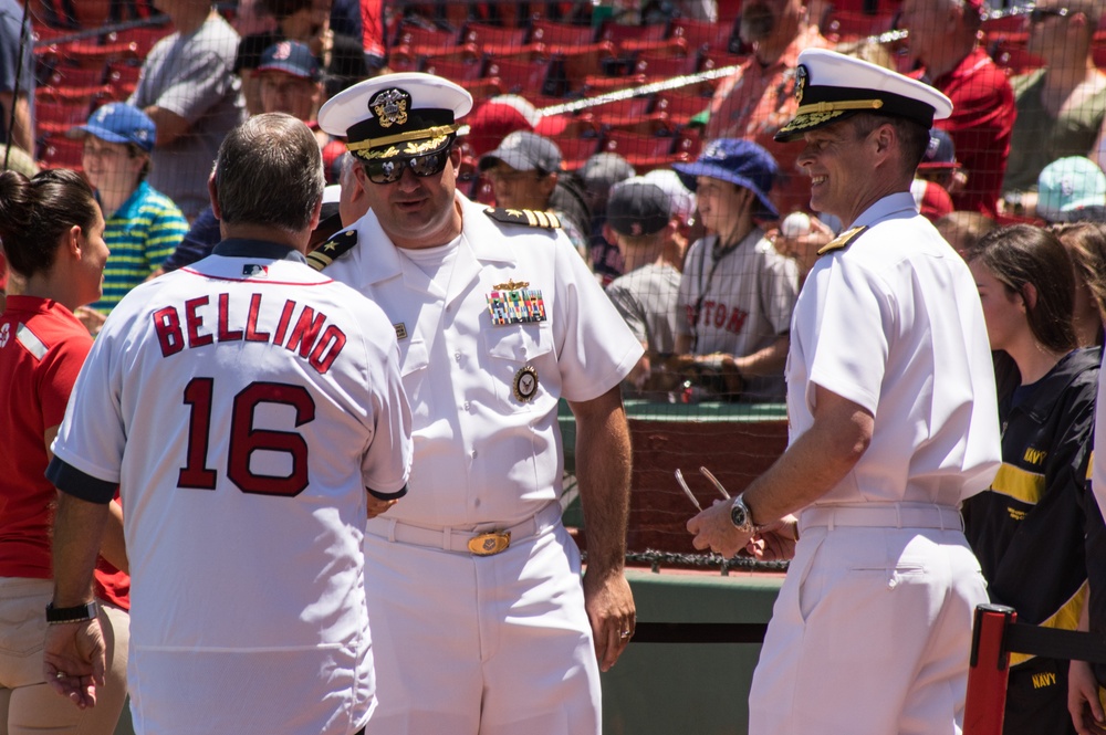 CNRC Oath of Enlistment at Fenway Park